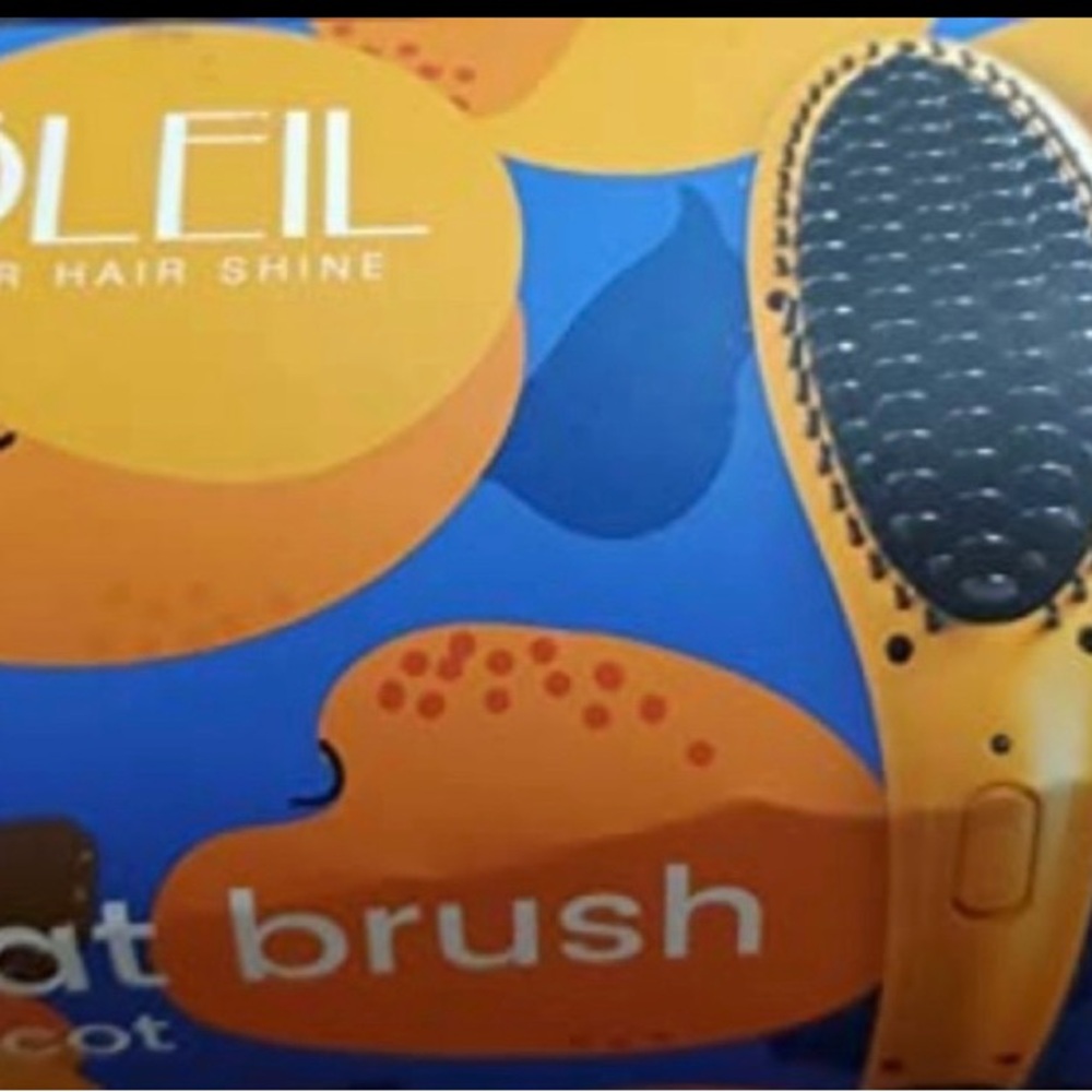 Yellow Mini Heat Brush - Picture 2 of 3
